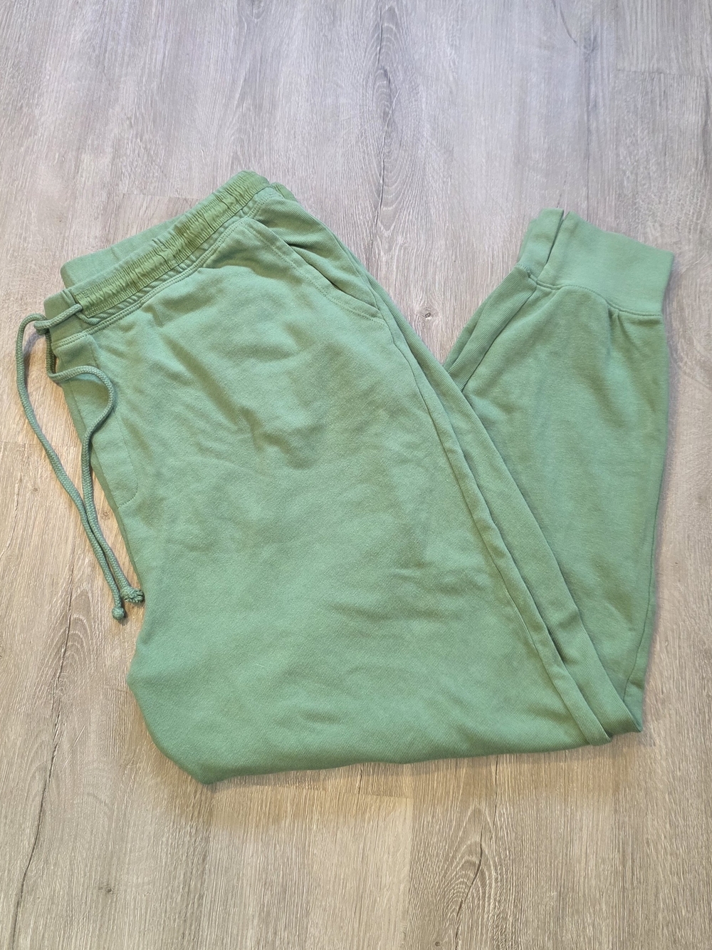 Aerie Joggers Women’s XL Lime Green Heavyweight Drawstring Pockets